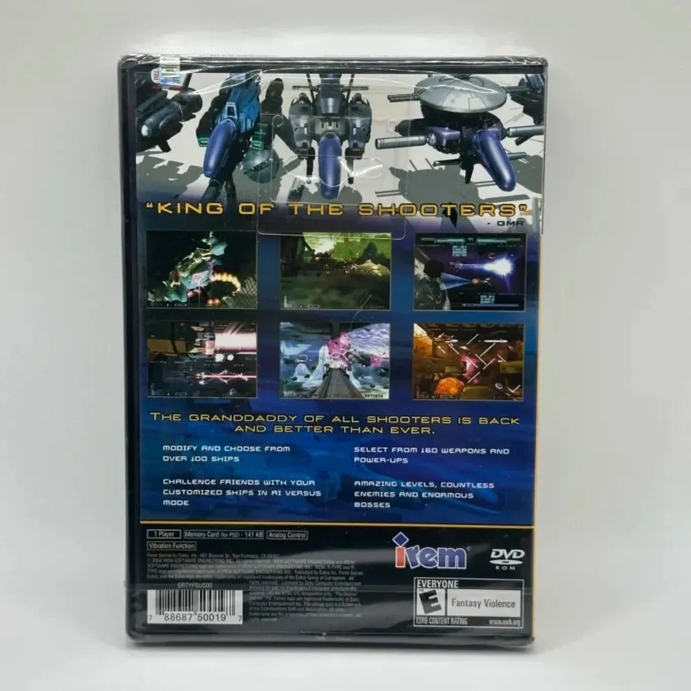 R-Type Final RType Eidos Interactive Sony Playstation 2 PS2 Brand NEW SEALED!